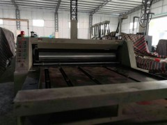 二手纸箱机器设备 上海得灵四色带开槽印刷机图3