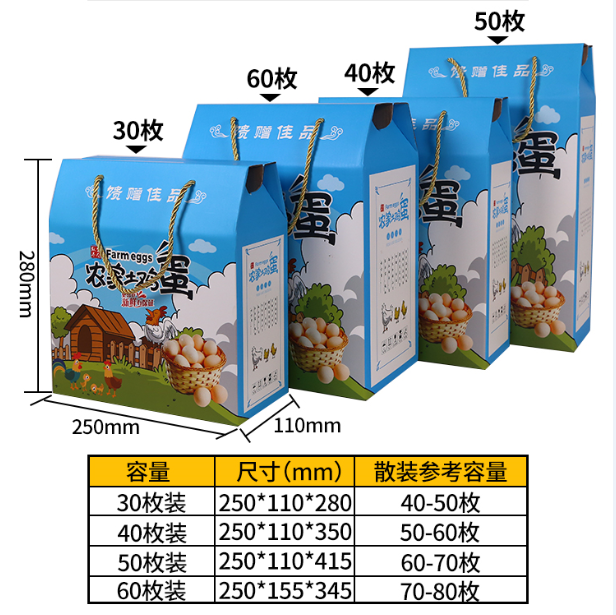 端午节送礼用鸡蛋纸箱鸡蛋礼品箱鸡蛋箱鸡蛋礼品盒加工定制批发图3