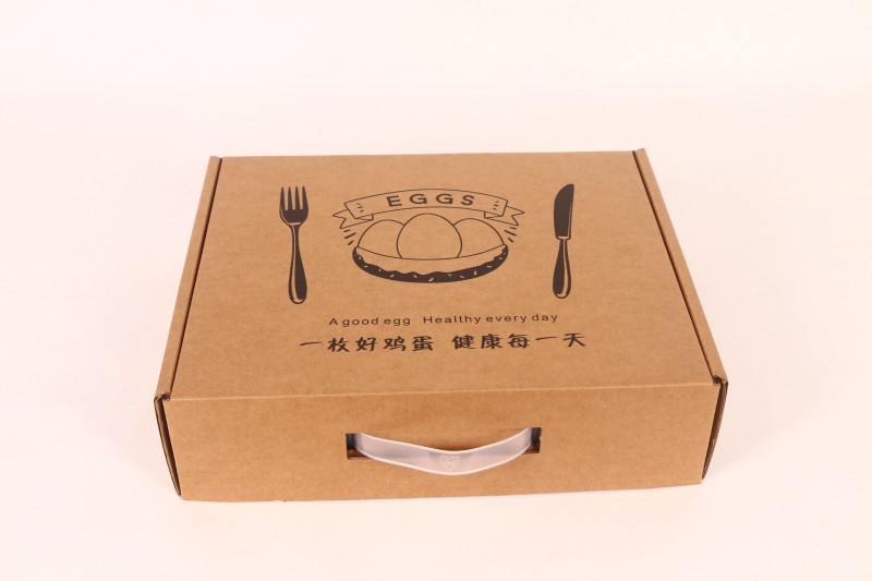 牛皮纸土鸡蛋包装箱飞机盒中转箱珍珠棉包装箱图3