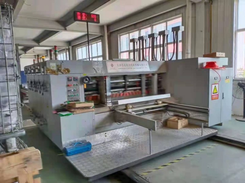 出售纸箱厂设备0920三色水墨印刷机图2