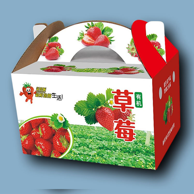瓦楞屋顶彩箱月饼点心包装盒图3